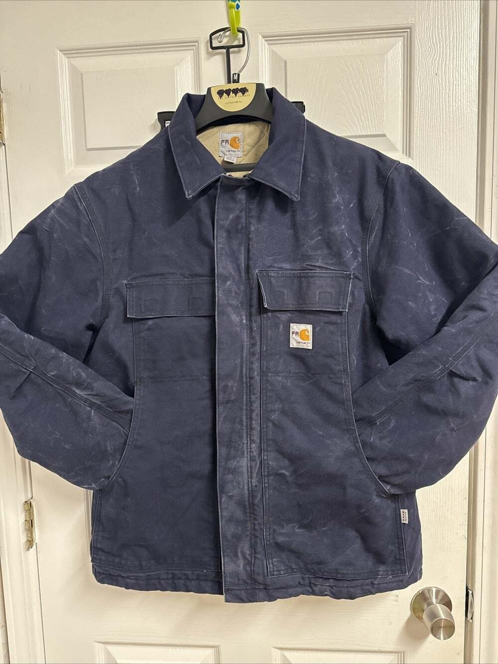 Carhartt FR Jacket Mens L Regular Flame Resistant Fire Coat Parka